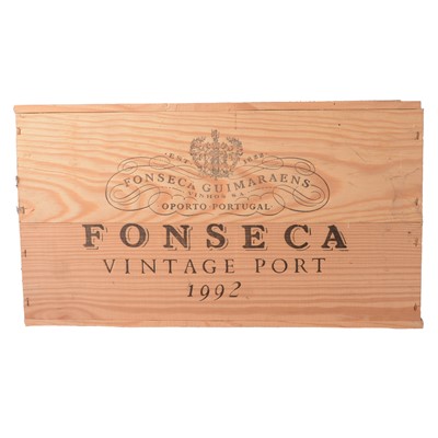 Lot 203 - Fonseca Guimaraens 1992 vintage port, 12 bottles