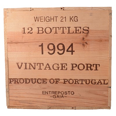 Lot 201 - Graham's 1994 vintage port, 12 bottles