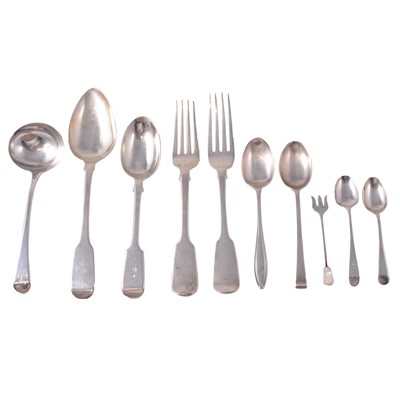 Lot 236 - Collection of silver cutlery