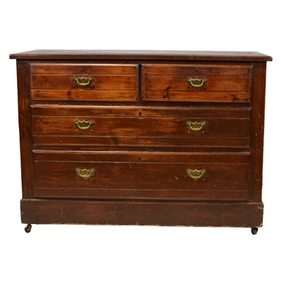 Lot 467 - Late Victorian walnut chest of drawers