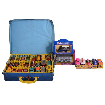 Lot 145 - Lesney Matchbox Superfast die-cast model vehicles, five, boxed, and other diecast