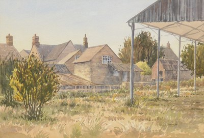 Lot 303 - P J Clarke, a pair of Northamptonshire landscapes, and two others