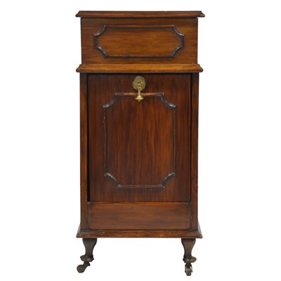 Lot 361 - Victorian walnut purdonium, or coal box