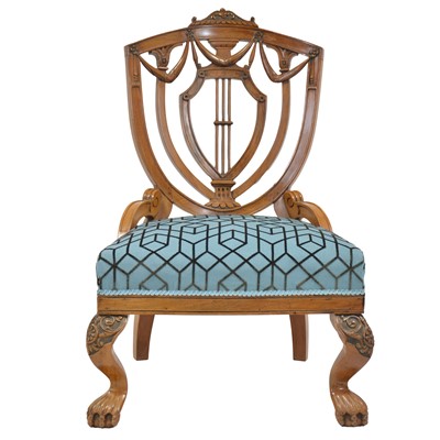 Lot 385 - Anglo-Indian chair