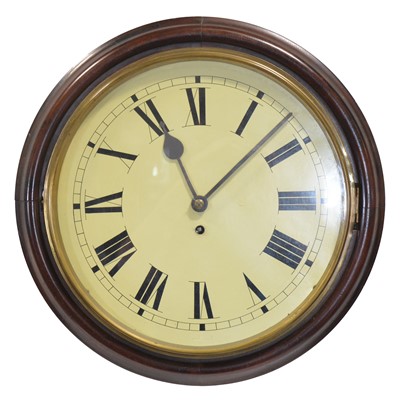 Lot 383 - Victorian dial clock