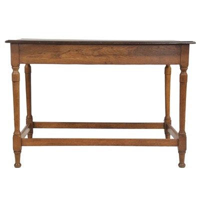 Lot 344 - Edwardian oak side table