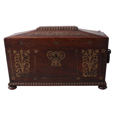 Lot 84 - William IV tea caddy
