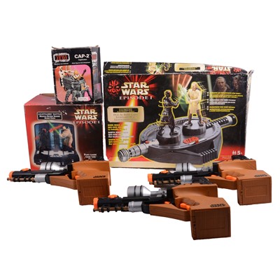 Lot 288 - Star Wars Episode I toys and a 1980s Return of the Jedi CAP-2 Captivator