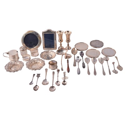 Lot 259 - Collection of small silver