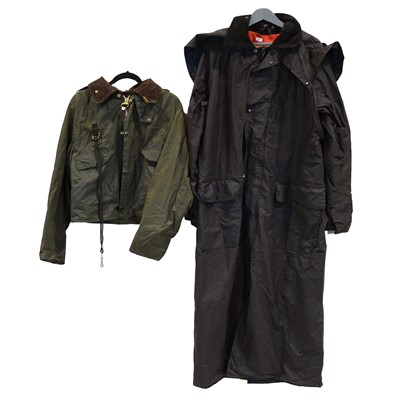 Lot 171c - Barbour A130 Spey waxed jacket, and other field clothing
