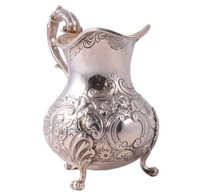 Lot 249 - Silver milk jug