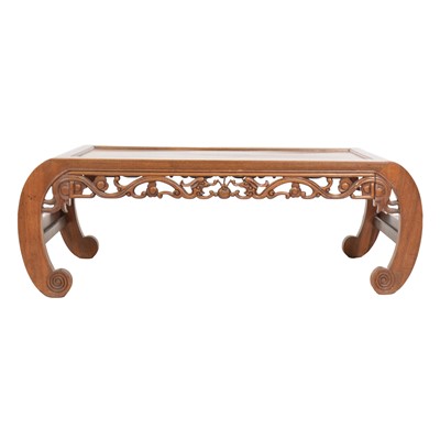 Lot 454 - Chinese hardwood coffee table
