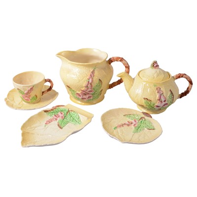 Lot 71 - Carlton Ware, a collection of yellow 'Foxglove' pattern