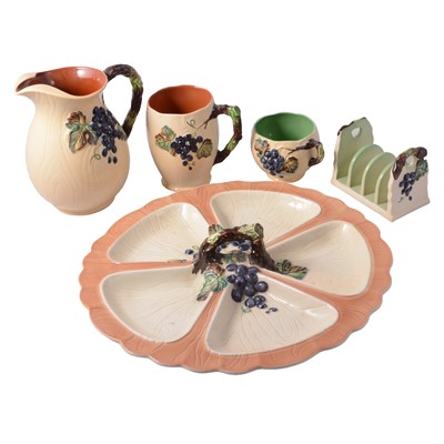 Lot 60 - Carlton Ware, a collection of 'Grape' pattern ceramics