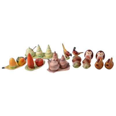 Lot 43 - Carlton Ware, a collection of novelty cruet sets
