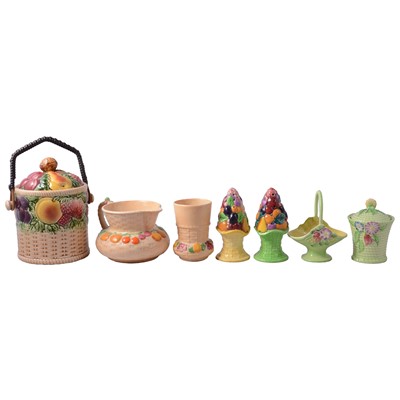 Lot 61 - Carlton Ware, a collection of 'Fruit Basket' and 'Flowers and Basket' pattern