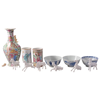Lot 19 - Small quantity of Chinese ceramics