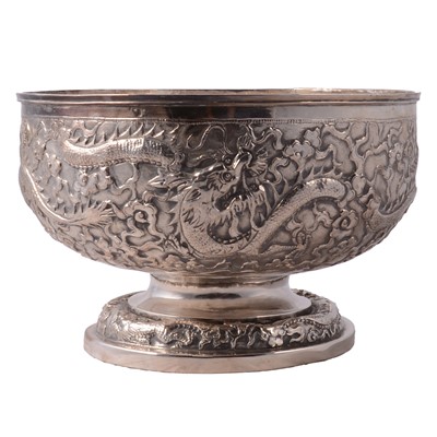 Lot 234 - Chinese white metal bowl.