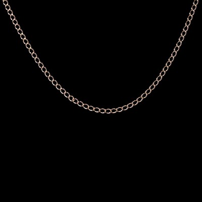 Lot 311 - A 9 carat yellow gold crucifix pendant, and a yellow metal chain necklace.