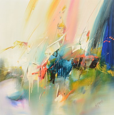 Lot 297 - Mandy Wilkinson, two contemporary abstracts