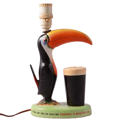 Lot 82 - Carltonware Guinness toucan lamp