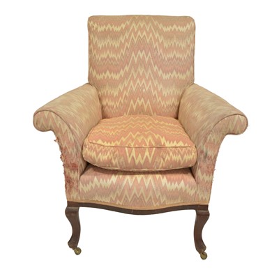 Lot 358 - Georgian style mahogany armchair