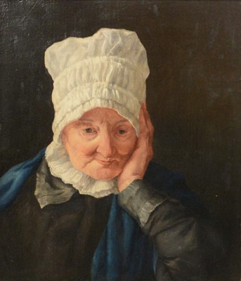 Lot 340 - French School, Elderly Lady