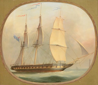 Lot 397 - English School, Naval Man 'o War