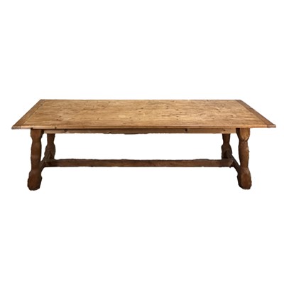 Lot 429 - Large pine kitchen table