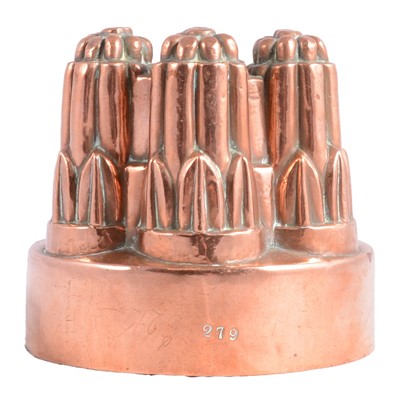 Lot 122 - Victorian copper jelly mould