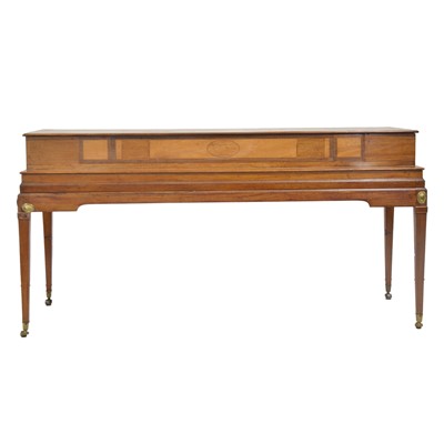Lot 432 - George II mahogany table piano case