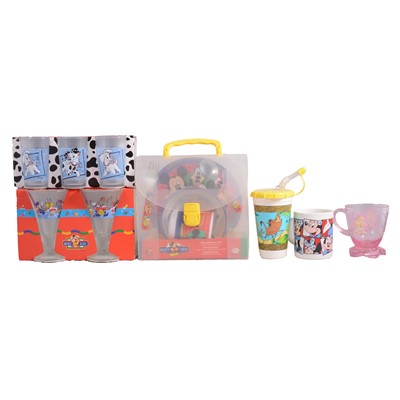 Lot 284 - Large quantity of Disney-branded glassware, tableware and picnic sets