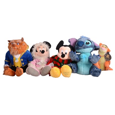 Lot 279 - Two large boxes of modern Disney soft toys and teddy bears