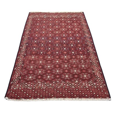 Lot 564 - Large Turkoman embroidered Kelim with small...