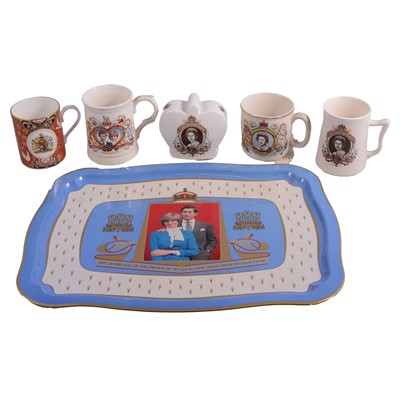 Lot 110 - Box of Royal commemorative ceramics