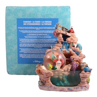 Lot 263 - Disney Store, a large musical Snow Globe 'The Little Mermaid - Fountain'