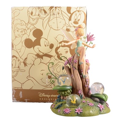 Lot 252 - Disney Store Exclusive, a musical Snow Globe 'Tinkerbell - Multi mini globes'