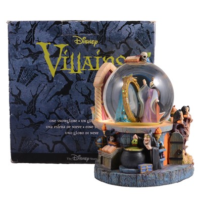 Lot 251 - Disney Store, a musical Snow Globe 'Disney Villains'