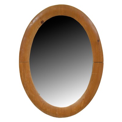 Lot 430 - Two pine framed wall mirrors