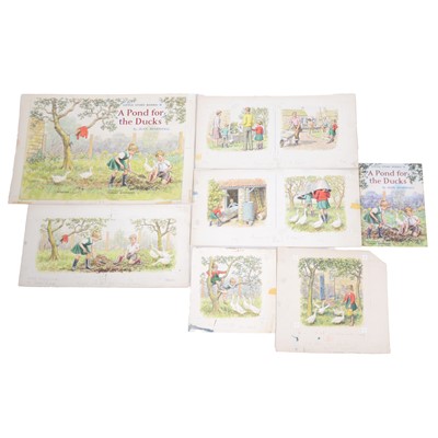 Lot 68 - Little Story Books, three editions together with watercolour illustrations
