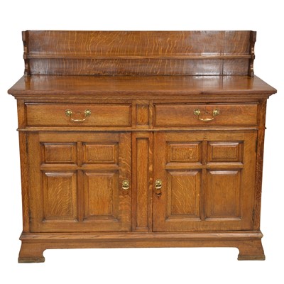 Lot 521 - 1920's oak sideboard
