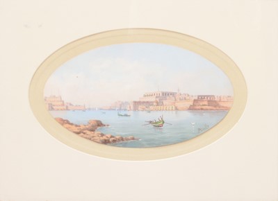 Lot 327 - Joseph Bonello, The Grand Harbour, Valletta