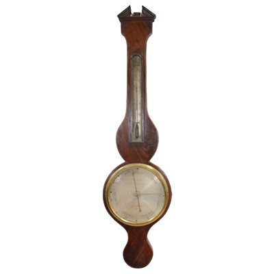 Lot 522 - Georgian banjo barometer, A Salla, London