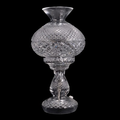 Lot 86 - Waterford crystal table lamp