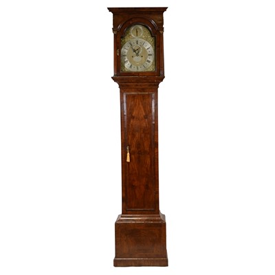Lot 483 - Walnut longcase clock, Daniel Wood, London