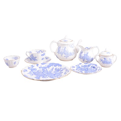 Lot 26 - Royal Worcester, Blue Dragon pattern tea service