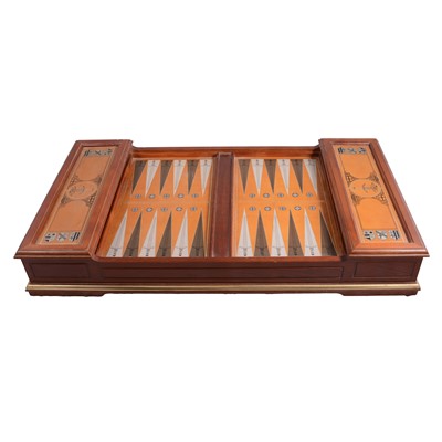 Lot 160 - Franklin Mint 'The Excalibur' backgammon set and board