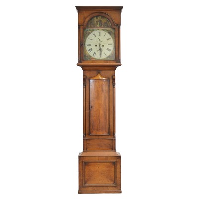 Lot 491 - Mahogany longcase clock, Jas Marshall Wishawtown