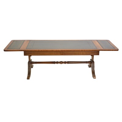 Lot 478 - Reproduction drop-end coffee table, and another reproduction coffee table