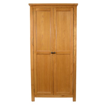 Lot 420 - Modern light oak wardrobe, dressing table and stool